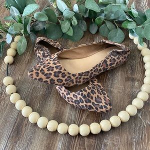 Leopard Print Flats